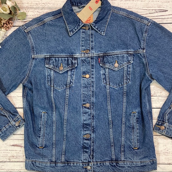 Levi’s baggy oversized denim jean jacket NWT - Picture 5 of 8